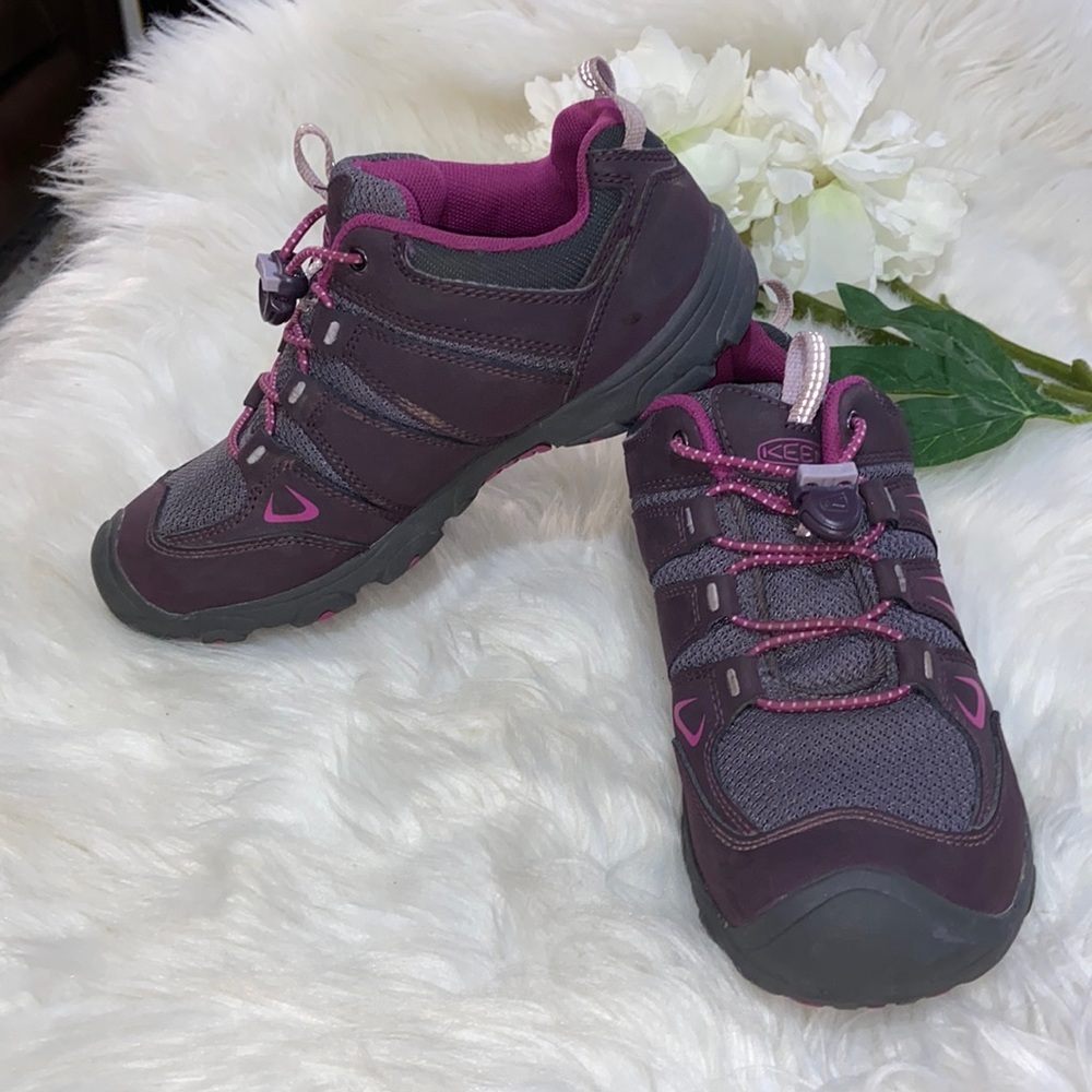 Keen Kids Shoes in Purple and Gray